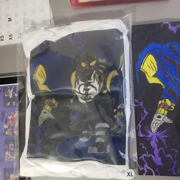 DC Comics- Static Shock Graphic Design T-Shirt - Picture 5 of 10